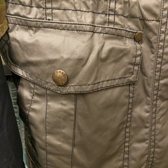 Michael Kors Two Tone Canvas Jacket - Picture 5 of 7